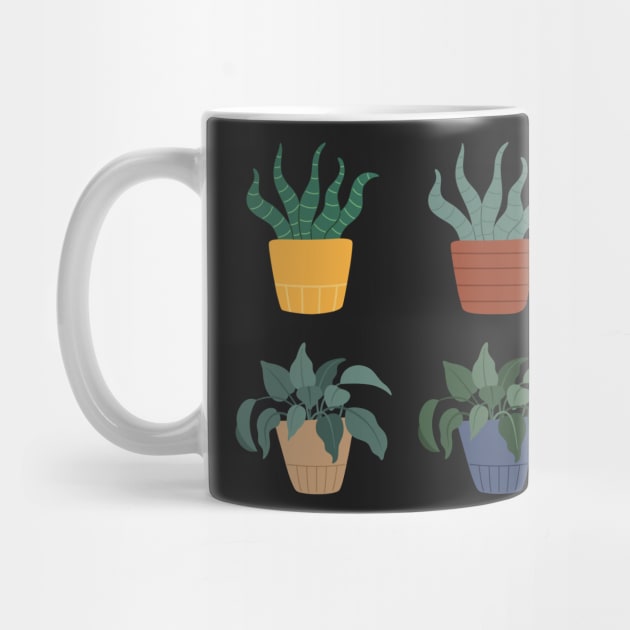 Plants in pots by gronly